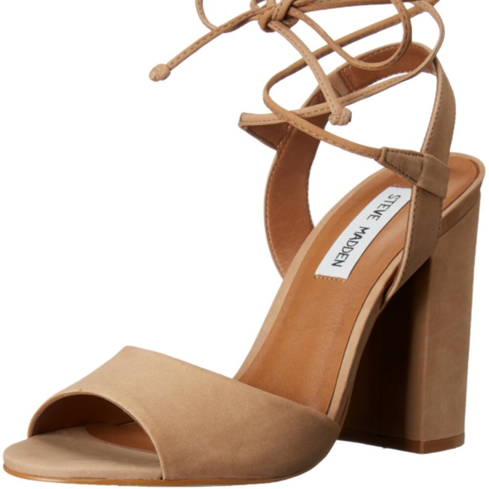 Steve Madden Womens Serrina Dress Sandal Nubuck 8
